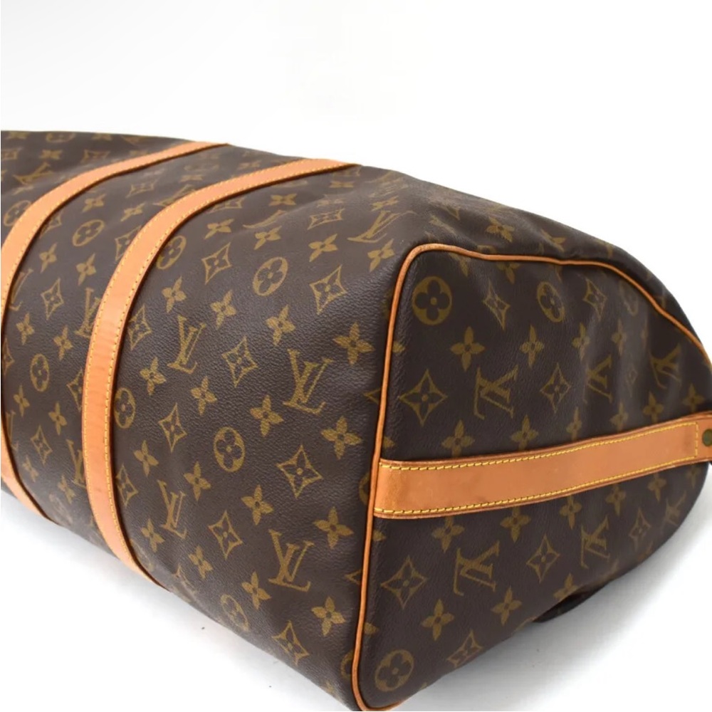 Authentic Louis Vuitton Monogram Keepall Bandouli… - image 8